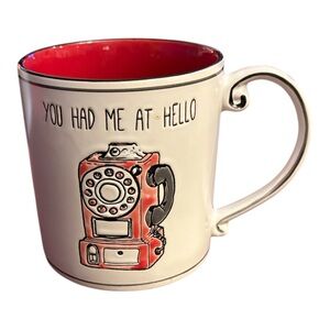 Spectrum Designz Retro Red Telephone “you had me at hello” coffee/tea Mug